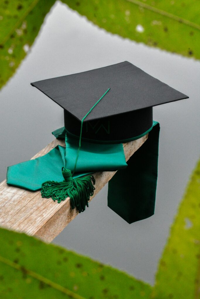 Graduation cap and tassel